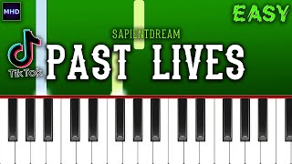 sapientdream  Pastlives  Piano Tutorial EASY [upl. by Eemyaj]