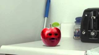 Annoying Orange DeathKnife AttackApple 7 [upl. by Tabshey]