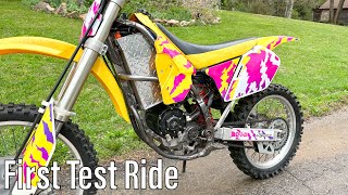 First Test Ride on the  Home Made 6 Speed Electric Dirt Bike  Part 6 [upl. by Arednaxela]