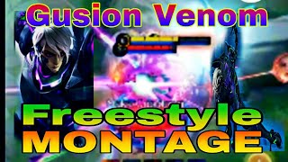 activegamers MLBB mobilelegends Gusion Venom Freestyle Montage Satisfying Macro Micro Plays😱 [upl. by Corbin]