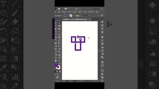 Technology logo Design  Adobe illustrator shorts tutorial draw [upl. by Etteiram]