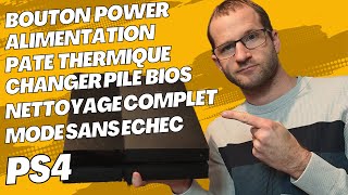 TUTO COMPLET POUR DÉMONTER RÉPARER ET NETTOYER SA PS4 CUH1116A [upl. by Zwart]