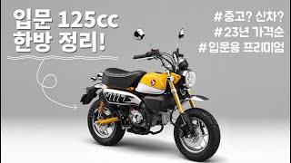 입문용 바이크 추천 23년 총정리 2편  가격순 프리뷰  125cc 오토바이 입문 초보자 필독 [upl. by Spillar]