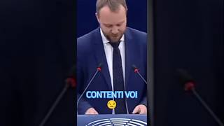 INSULTI ALLITALIA INSULTI ALLA MELONI VERGOGNA ALLEUROPARLAMENTO INCAPACI E LADRI euro yt [upl. by Azmah]