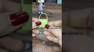 DIY mangoleaves handbagcraft ideasminiaturehomedecor shortstrendingyoutube [upl. by Ardnuhs]