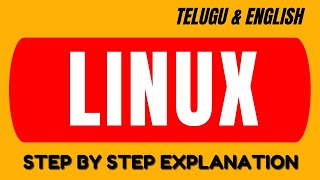 Linux tutorials in Telugu amp English by Sr Corporate Trainer kk [upl. by Elden]