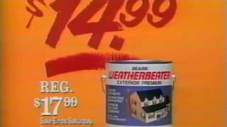 Sears Weatherbeater Paint Commercial [upl. by Idzik]