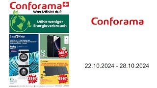 Conforama Prospekt CH  2210  28102024 [upl. by Ranna123]