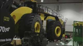 Massive LeTourneau L2350 biggest wheel loader in the world [upl. by Salomie]