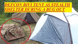 Defcon bivi tent as the most balanced shelter in your bug out bag as prepper [upl. by Attenahs717]