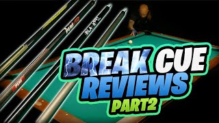 Break Cue Reviews Jacoby Blackout and Pure X HXTP01 part 2 of 2 [upl. by Noraha]