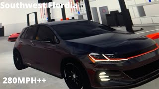 280MPH Golf GTI tune in southwest florida roblox [upl. by Auric]