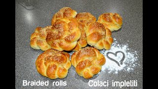 Soft rolls  Colaci impletiti Japoneze [upl. by Amsirahc]