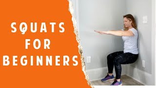 Squats for Beginners How to Squat Effectively [upl. by Adnaloj505]