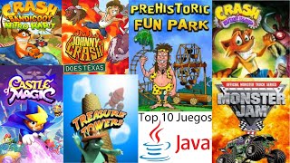 TOP 10 MEJORES JUEGOS JAVA [upl. by Thorrlow]