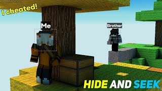 I CHEATED IN MINECRAFT HIDE amp SEEK😱😈CraftyKings [upl. by Aynos]