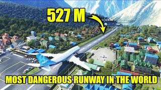 Flight Simulator 2020  747 vs Lukla Airport Most Dangerous Airport In The WORLD [upl. by Bonneau]