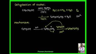 2 AlcoholReaction COOH cleavageDehydrationDehydrogenationOxidation [upl. by Assilam]