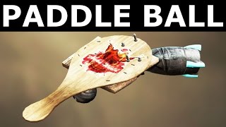 Fallout 4 Nuka World  Paddle Ball  All Modifications  New Rare Unique Weapon Nuka Cade [upl. by Nivanod158]