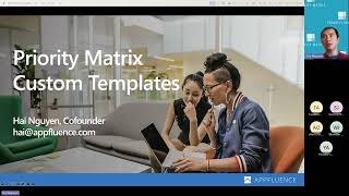 Custom Templates  Advanced features in Priority Matrix [upl. by Niccolo535]