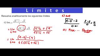 Limite 3 Problema de racionalización [upl. by Sachsse]