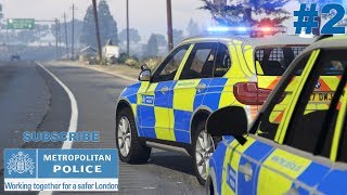 Gta V Fivem  London Metropolitan Police Patrol Traffic Police  Multiplayer  2 [upl. by Auoy]