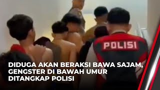 Polisi Tangkap Anggota Gengster Yang Akan Beraksi dan Tawuran di Malam Hari  OneNews Update [upl. by Mccord]