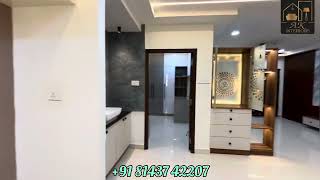 AK Interior Kokapet ASBL SPIRE 3bhk Project Complete Stunning Transformation Revealed [upl. by Maggee]