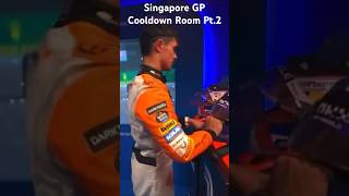 Singapore GP Cooldown Room Pt2 f1 formula1 singaporegp landonorris [upl. by Illene785]