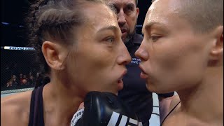 Joanna Jedrzejczyk vs Rose Namajunas 1 Full Fight Full HD [upl. by Zeuqirdor846]