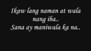 Ikaw lang by Chad Borja w lyrics [upl. by Uoliram]