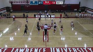 20 Ithaca 3 St Lawrence 0 volleyball [upl. by Rysler379]