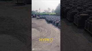 Fly Ash Brick Plant  Fly Ash Brick Making  HYPKO machine bricks [upl. by Nauqes184]