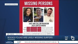 Bodies found belong to 3 missing surfers in Baja California [upl. by Madonia]