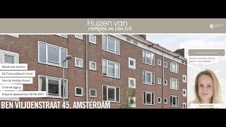 Te koop Ben Viljoenstraat 45 Amsterdam  Hoekstra en van Eck Makelaars  Méér Makelaar [upl. by Ijnek]