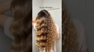 Socks or Braid🧐 music love hairtok hairstyle heatlesscurls hair heatlesshairstyle braids [upl. by Kee]