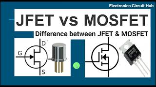 Difference between JFET and MOSFET youtube [upl. by Melodee92]