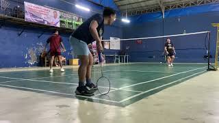 Badminton Game Smashbox  11122024 Art and Darwin vs Dokie and Maki Set 1 [upl. by Brink]