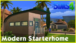 Sims 4 Speedbuild ★ Modern Starterhome ★ [upl. by Nay]