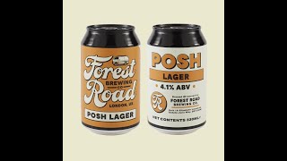 Beer advent calendar day 11  POSH all British lager [upl. by Ezarras451]