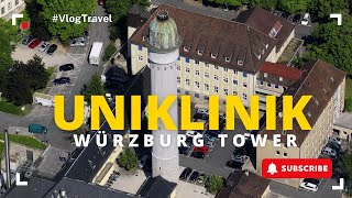 Famous Uniklinik Tower in Würzburg Germany 🇩🇪 [upl. by Spears]