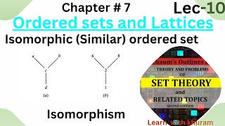 ISOMORPHIC similar ordered sets  deff  example  set theory [upl. by Brad]