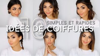 💁🏻‍♀️ 10 IDEES DE COIFFURE sur CHEVEUX COURTS Simples et Rapides  Lisa Ngo [upl. by Rehtae]