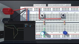 Kondensator langsam ladenentladen Experiment capacitor load discharge experiment [upl. by Abram]