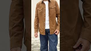 Levis Denim Shirt  mensfashion levisjeans casualoutfits levis [upl. by Korey]