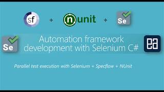 Parallel test execution with Selenium  Specflow  NUnit in C [upl. by Hendrick]