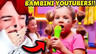 REAGISCO ALLE CANZONI DEI BAMBINI YOUTUBERS [upl. by Tichon]