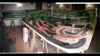 circuito de scalextric de 70 metros scx [upl. by Aimet]