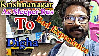 Krishnanagar to Digha Bus Service  The Bongtastic Digha Series 2k23 [upl. by Nnek305]