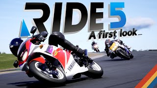 The Bike Game of Our Dreams  a First Look at RIDE 5 [upl. by Longley341]